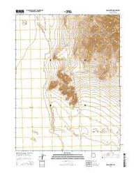 Wig Mountain Utah Current topographic map, 1:24000 scale, 7.5 X 7.5 Minute, Year 2014