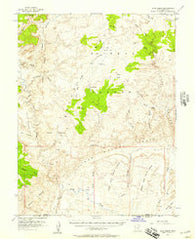 Wild Horse Utah Historical topographic map, 1:62500 scale, 15 X 15 Minute, Year 1952