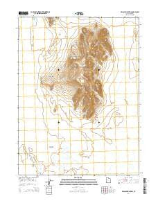Wildcat Mountain Utah Current topographic map, 1:24000 scale, 7.5 X 7.5 Minute, Year 2014