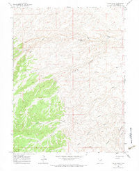 Wilkin Ridge Utah Historical topographic map, 1:24000 scale, 7.5 X 7.5 Minute, Year 1965