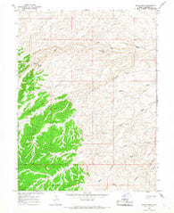 Wilkin Ridge Utah Historical topographic map, 1:24000 scale, 7.5 X 7.5 Minute, Year 1965
