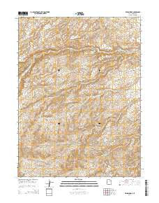 Wilkin Ridge Utah Current topographic map, 1:24000 scale, 7.5 X 7.5 Minute, Year 2014