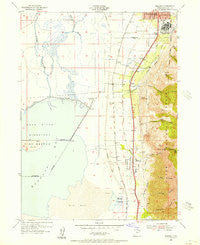 Willard Utah Historical topographic map, 1:24000 scale, 7.5 X 7.5 Minute, Year 1955