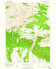 Willow Creek Butte Utah Historical topographic map, 1:24000 scale, 7.5 X 7.5 Minute, Year 1952