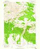Willow Creek Butte Utah Historical topographic map, 1:24000 scale, 7.5 X 7.5 Minute, Year 1952