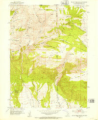 Willow Creek Butte Utah Historical topographic map, 1:24000 scale, 7.5 X 7.5 Minute, Year 1952
