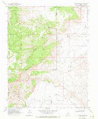 Willow Springs Utah Historical topographic map, 1:24000 scale, 7.5 X 7.5 Minute, Year 1968