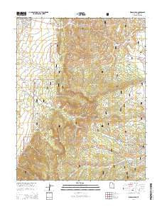 Wilson Peak Utah Current topographic map, 1:24000 scale, 7.5 X 7.5 Minute, Year 2014