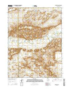 Windy Ridge Utah Current topographic map, 1:24000 scale, 7.5 X 7.5 Minute, Year 2014