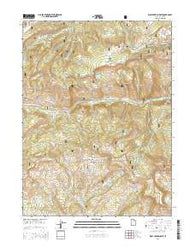 Wolf Creek Summit Utah Current topographic map, 1:24000 scale, 7.5 X 7.5 Minute, Year 2014