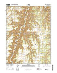 Wolf Point Utah Current topographic map, 1:24000 scale, 7.5 X 7.5 Minute, Year 2014