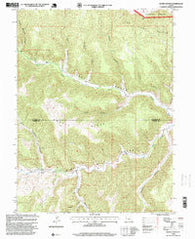 Wood Canyon Utah Historical topographic map, 1:24000 scale, 7.5 X 7.5 Minute, Year 1996