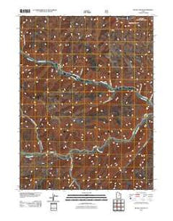 Wood Canyon Utah Historical topographic map, 1:24000 scale, 7.5 X 7.5 Minute, Year 2011