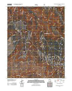 Woodenshoe Buttes Utah Historical topographic map, 1:24000 scale, 7.5 X 7.5 Minute, Year 2011