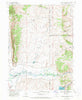 Woodruff Narrows Wyoming Historical topographic map, 1:24000 scale, 7.5 X 7.5 Minute, Year 1968