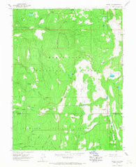 Woods Lake Utah Historical topographic map, 1:24000 scale, 7.5 X 7.5 Minute, Year 1965