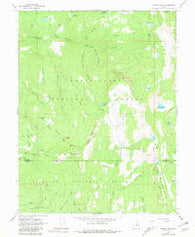 Woods Lake Utah Historical topographic map, 1:24000 scale, 7.5 X 7.5 Minute, Year 1965