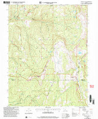 Woods Lake Utah Historical topographic map, 1:24000 scale, 7.5 X 7.5 Minute, Year 2001