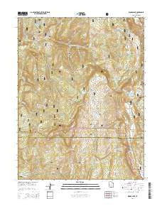 Woods Lake Utah Current topographic map, 1:24000 scale, 7.5 X 7.5 Minute, Year 2014