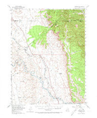 Woodside Utah Historical topographic map, 1:62500 scale, 15 X 15 Minute, Year 1949