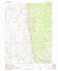 Woodside Utah Historical topographic map, 1:24000 scale, 7.5 X 7.5 Minute, Year 1985