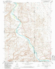 Yellow Rock Point East Utah Historical topographic map, 1:24000 scale, 7.5 X 7.5 Minute, Year 1985