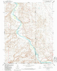 Yellow Rock Point East Utah Historical topographic map, 1:24000 scale, 7.5 X 7.5 Minute, Year 1985