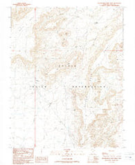 Yellow Rock Point West Utah Historical topographic map, 1:24000 scale, 7.5 X 7.5 Minute, Year 1989
