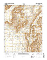 Yellow Rock Point West Utah Current topographic map, 1:24000 scale, 7.5 X 7.5 Minute, Year 2014