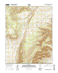Yellowjacket Canyon Utah Current topographic map, 1:24000 scale, 7.5 X 7.5 Minute, Year 2014