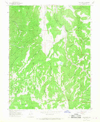 Yogo Creek Utah Historical topographic map, 1:24000 scale, 7.5 X 7.5 Minute, Year 1966