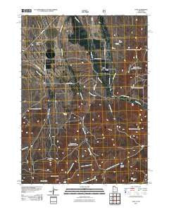 Yost Utah Historical topographic map, 1:24000 scale, 7.5 X 7.5 Minute, Year 2011