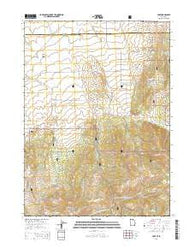 Yost Utah Current topographic map, 1:24000 scale, 7.5 X 7.5 Minute, Year 2014