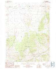Yost Utah Historical topographic map, 1:24000 scale, 7.5 X 7.5 Minute, Year 1990