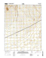 Zane Utah Current topographic map, 1:24000 scale, 7.5 X 7.5 Minute, Year 2014
