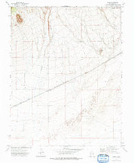 Zane Utah Historical topographic map, 1:24000 scale, 7.5 X 7.5 Minute, Year 1972