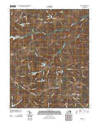 Abilene Virginia Historical topographic map, 1:24000 scale, 7.5 X 7.5 Minute, Year 2010