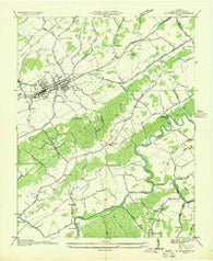 Abingdon Virginia Historical topographic map, 1:24000 scale, 7.5 X 7.5 Minute, Year 1935
