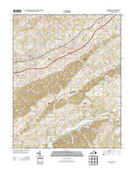 Abingdon Virginia Historical topographic map, 1:24000 scale, 7.5 X 7.5 Minute, Year 2013