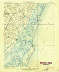 Accomac Virginia Historical topographic map, 1:62500 scale, 15 X 15 Minute, Year 1935