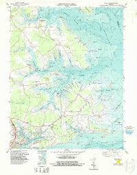Achilles Virginia Historical topographic map, 1:24000 scale, 7.5 X 7.5 Minute, Year 1983