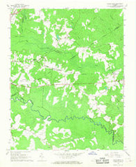 Adams Grove Virginia Historical topographic map, 1:24000 scale, 7.5 X 7.5 Minute, Year 1966