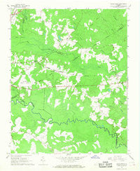 Adams Grove Virginia Historical topographic map, 1:24000 scale, 7.5 X 7.5 Minute, Year 1966
