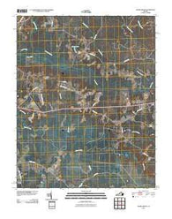 Adams Grove Virginia Historical topographic map, 1:24000 scale, 7.5 X 7.5 Minute, Year 2010