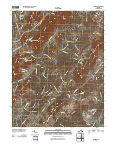 Alberene Virginia Historical topographic map, 1:24000 scale, 7.5 X 7.5 Minute, Year 2010