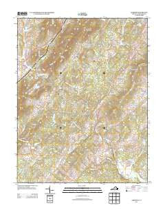 Alberene Virginia Historical topographic map, 1:24000 scale, 7.5 X 7.5 Minute, Year 2013