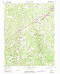 Alberta Virginia Historical topographic map, 1:24000 scale, 7.5 X 7.5 Minute, Year 1963