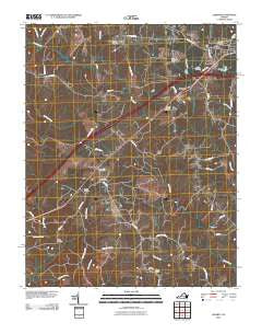 Alberta Virginia Historical topographic map, 1:24000 scale, 7.5 X 7.5 Minute, Year 2010