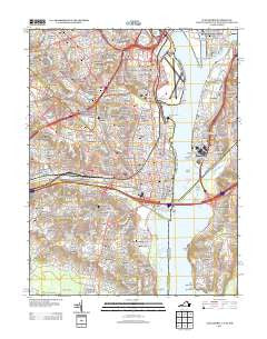 Alexandria Virginia Historical topographic map, 1:24000 scale, 7.5 X 7.5 Minute, Year 2013