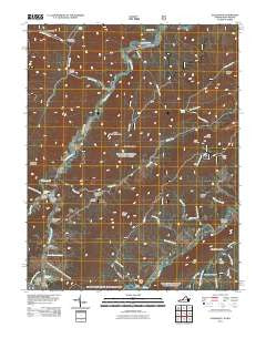 Alleghany Virginia Historical topographic map, 1:24000 scale, 7.5 X 7.5 Minute, Year 2011